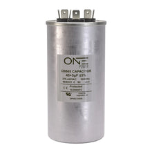 Load image into Gallery viewer, ONE Power 45/5-MFD, 370V or 440V Dual Run A/C Capacitor 45+5 uF CBB65B Air Conditioner Capacitors for AC Unit Fan Motor Start or Heat Pump or Condenser Straight Cool (OPCDR455) One Products AC Capacitors