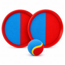 Load image into Gallery viewer, ProMounts Kids Toss & Catch Ball Game Set with 2 Hook-and-Loop Paddles and Soft Ball | Outdoor Beach, Backyard & Park Toy | Ages 3+