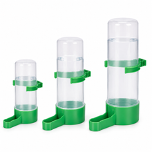 Load image into Gallery viewer, ProMounts 3-Pack Automatic Bird Feeder & Water Dispenser Set – Small, Medium & Large Gravity Feed Cage Cups for Budgies, Parakeets, Cockatiels & Small Birds