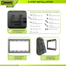 Load image into Gallery viewer, ProMounts Tilt / Tilting TV Wall Mount for 13" to 47" TVs up to 44lbs (FT22) - One Products