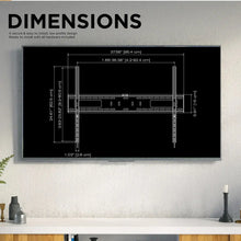 Load image into Gallery viewer, ProMounts Premium Flat / Fixed TV Wall Mount for 60" to 110" TVs Up to 165lbs (UF-PRO400) - One Products
