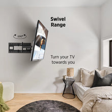 Load image into Gallery viewer, ProMounts Premium Articulating/Full Motion TV Wall Mount with 40 Inch Extension Long Arm for TVs for 32-80 Inch LED, LCD Plasma Flat and Curved TV Screens, Holds up to 110 Lbs ProMounts Articulating Mount