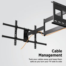 Load image into Gallery viewer, ProMounts Premium Articulating/Full Motion TV Wall Mount with 40 Inch Extension Long Arm for TVs for 32-80 Inch LED, LCD Plasma Flat and Curved TV Screens, Holds up to 110 Lbs ProMounts Articulating Mount