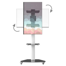 Load image into Gallery viewer, ProMounts Portrait/Landscape Rolling TV Stand Mount For 32"-84" TVs Holds Up To 88Lbs - One Products