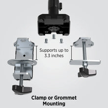 Load image into Gallery viewer, ProMounts Landscape to Portrait Single Monitor Arm for 13” to 32” Screens Holds up to 17.6 lbs - One Products
