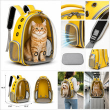 Load image into Gallery viewer, Pet Travel Backpack for Birds, Cats, Rabbits & Small Pets | Breathable Bubble Carrier with Panoramic Window One Products Pet Bag