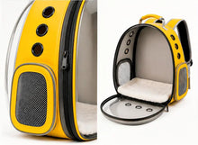Load image into Gallery viewer, Pet Travel Backpack for Birds, Cats, Rabbits & Small Pets | Breathable Bubble Carrier with Panoramic Window One Products Pet Bag