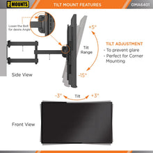 Load image into Gallery viewer, ProMounts Articulating / Full Motion TV Wall Mount for 37" to 92" TVs Up to 88lbs (OMA6401) ProMounts Articulating Mount