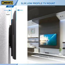 Load image into Gallery viewer, ProMounts Flat / Fixed TV Wall Mount for 13" to 47" TVs, Holds up to 55lbs \ ProMounts Flat Mount