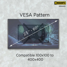 Load image into Gallery viewer, ProMounts Small Articulating/Full-Motion TV Wall Mount for 23’’- 60’’ and up to 88lbs (OMA4401) ProMounts Articulating Mount