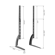 Load image into Gallery viewer, ProMounts Tabletop TV Stand Mount Height Adjustable Brackets for Displays 13”-72” ProMounts TV Stand