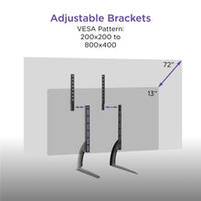 Load image into Gallery viewer, ProMounts Tabletop TV Stand Mount Height Adjustable Brackets for Displays 13”-72” ProMounts TV Stand