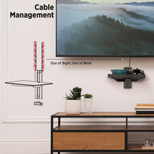 Load image into Gallery viewer, ProMounts Durable Single AV Wall Shelf - Ideal for Your Entertainment Needs ProMounts Component Shelf