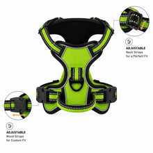 Load image into Gallery viewer, Promounts Reflective No-Pull Dog Harness with Front and Back Leash Clips, Adjustable Breathable Mesh Pet Vest | Medium