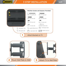 Load image into Gallery viewer, ProMounts Articulating / Full Motion TV Wall Mount for 30" to 65" TVs Up to 80lbs (SAM) - One Products