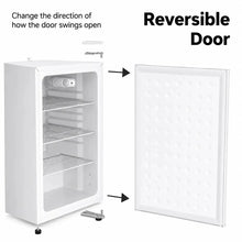 Load image into Gallery viewer, SnowLion Premium 122L Solid Door Mini Fridge 4.3 Cu.ft. Freestanding Under-Counter Mini Fridge in White (OSFS021-WXL) SnowLion Solid Door Extra Large