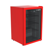 Load image into Gallery viewer, SnowLion Premium 131L Beverage Refrigerator 4.6 Cu.ft. Freestanding Mini Fridge With Glass Door in Red (OSFG022-RXL) SnowLion Glass Door Extra Large