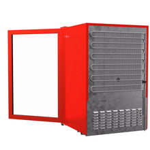 Load image into Gallery viewer, SnowLion Premium 131L Beverage Refrigerator 4.6 Cu.ft. Freestanding Mini Fridge With Glass Door in Red (OSFG022-RXL) SnowLion Glass Door Extra Large