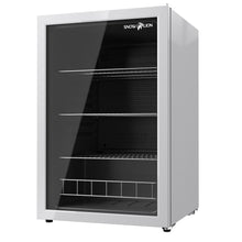 Load image into Gallery viewer, SnowLion Premium 131L Beverage Refrigerator 4.6 Cu.ft. Freestanding Mini Fridge With Glass Door in White (OSFG024-WXL) SnowLion Glass Door Extra Large