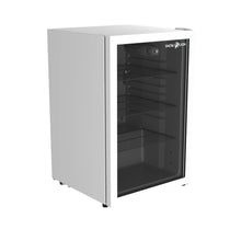 Load image into Gallery viewer, SnowLion Premium 131L Beverage Refrigerator 4.6 Cu.ft. Freestanding Mini Fridge With Glass Door in White (OSFG024-WXL) SnowLion Glass Door Extra Large