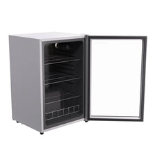 Load image into Gallery viewer, SnowLion Premium 131L Beverage Refrigerator 4.6 Cu.ft. Freestanding Mini Fridge With Glass Door in White (OSFG024-WXL) SnowLion Glass Door Extra Large
