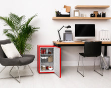 Load image into Gallery viewer, SnowLion Premium 65L Solid Door 2.3 Cu.ft. Freestanding Under-Counter Mini Fridge in Red (OSFS013-RL) SnowLion Solid Door Large