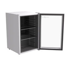 Load image into Gallery viewer, SnowLion Premium 69L Beverage Refrigerator 2.4 Cu.ft. Freestanding Mini Fridge With Glass Door in White (OSFG018-WL) SnowLion Glass Door Large