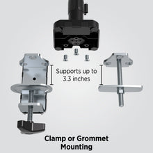 Load image into Gallery viewer, ProMounts Landscape to Portrait Single Monitor Arm for 13” to 32” Screens Holds up to 17.6 lbs - One Products