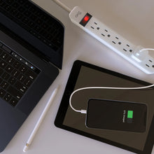 Load image into Gallery viewer, ONE Power 6 Outlet Power Strip with 2 Foot Extension Cord (PS601) - One Products