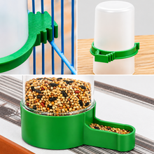Load image into Gallery viewer, ProMounts 3-Pack Automatic Bird Feeder &amp; Water Dispenser Set – Small, Medium &amp; Large Gravity Feed Cage Cups for Budgies, Parakeets, Cockatiels &amp; Small Birds

