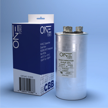 Load image into Gallery viewer, ONE Power 45/5-MFD, 370V or 440V Dual Run A/C Capacitor 45+5 uF CBB65B Air Conditioner Capacitors for AC Unit Fan Motor Start or Heat Pump or Condenser Straight Cool (OPCDR455) One Products AC Capacitors
