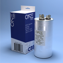Load image into Gallery viewer, ONE Power 50/5-MFD, 370V or 440V Dual Run A/C Capacitor 50+5 uF CBB65B Air Conditioner Capacitors for AC Unit Fan Motor Start or Heat Pump or Condenser Straight Cool (OPCDR505) One Products AC Capacitors
