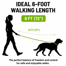Load image into Gallery viewer, ProMounts 4-Pack Braided Rope Dog Leash Set, Heavy-Duty Reflective Woven Leashes with Comfortable Handle, 6-Foot Length, Orange &amp; Yellow-Green
