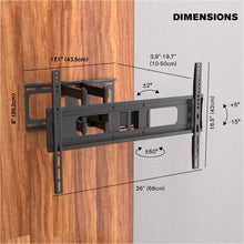 Load image into Gallery viewer, ProMounts Slim Articulating/Full Motion Heavy Duty TV Wall Mount One Products Articulating Mount
