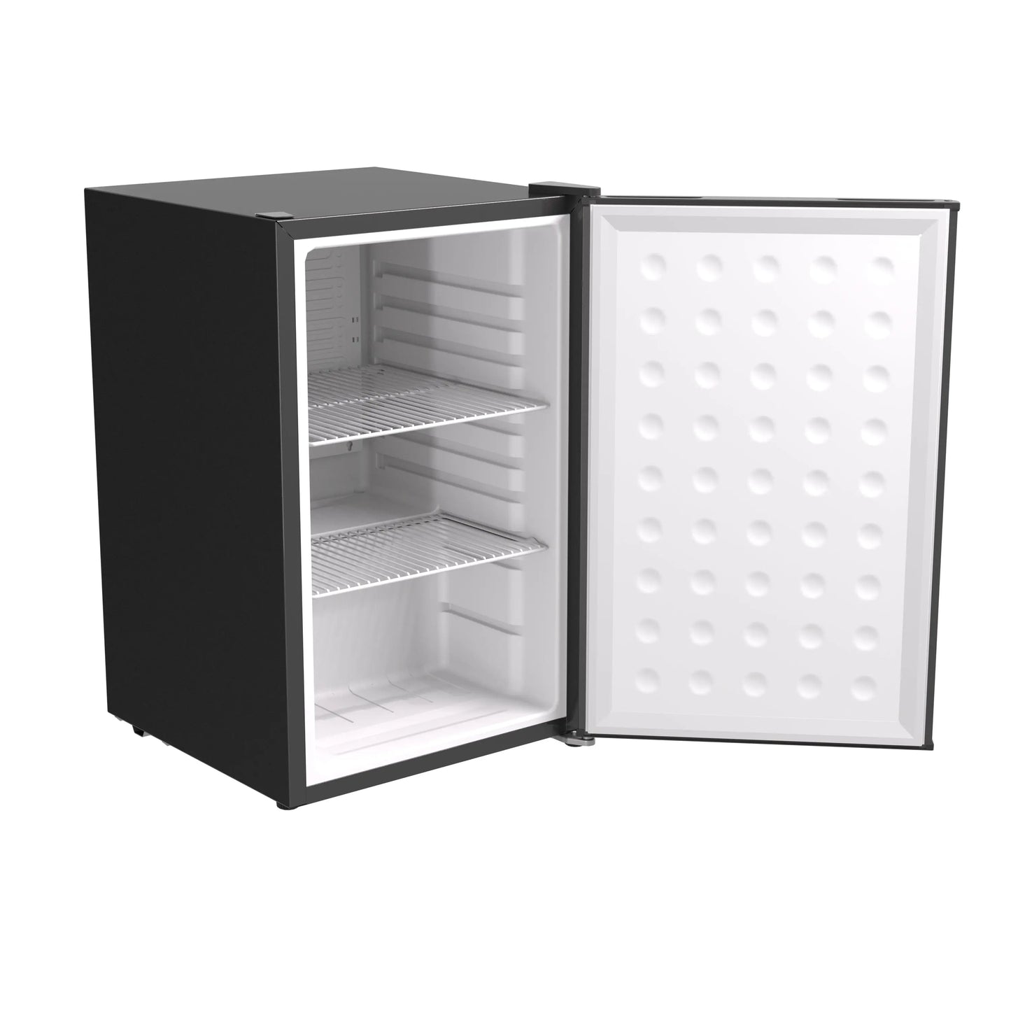 Husky Premium 65L Solid Door 2.3 Cu.ft. Freestanding Under-Counter Mini Fridge in Black Husky-NA Solid Door Large