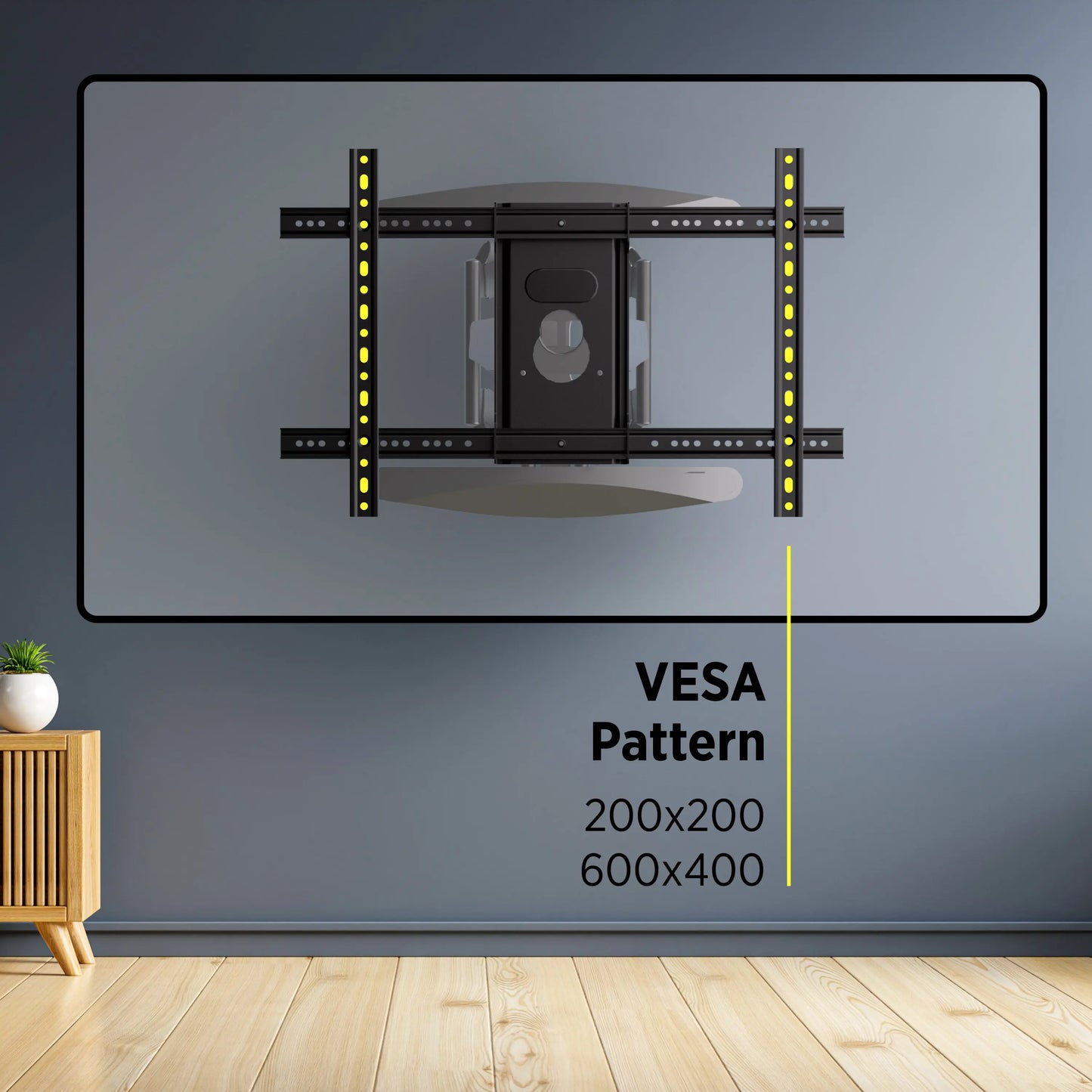 ProMounts Premium Full Motion / Articulating TV Wall Mount for 42" to 85" TVs Up to 100lbs (MA641) - One Products