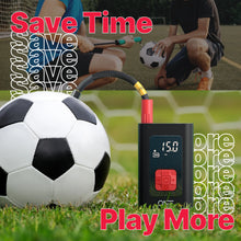 Load image into Gallery viewer, ONE Tire Inflator Portable Air Compressor, 150 PSI Portable Air Pump for Cars, Bikes, Motor Bikes, and Balls, Long Lasting 5200mAh/7.4V battery ProMounts Tire Inflator
