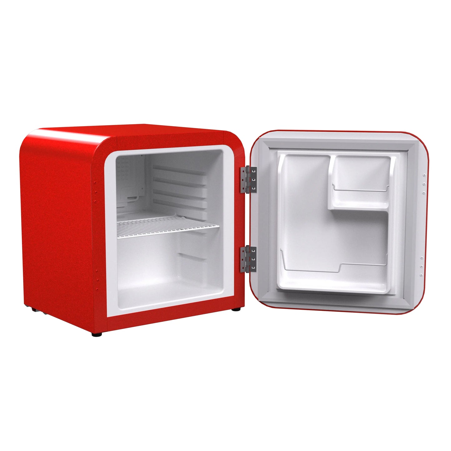 Husky Premium 43L Retro Style 1.5 C.ft. Freestanding Mini Fridge in Red - One Products