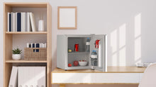 Load image into Gallery viewer, SnowLion Premium 43L Retro Style Mini Fridge 1.5 C.ft. Freestanding Under-counter refrigerator in White (OSFS009-WM) SnowLion Solid Door Medium
