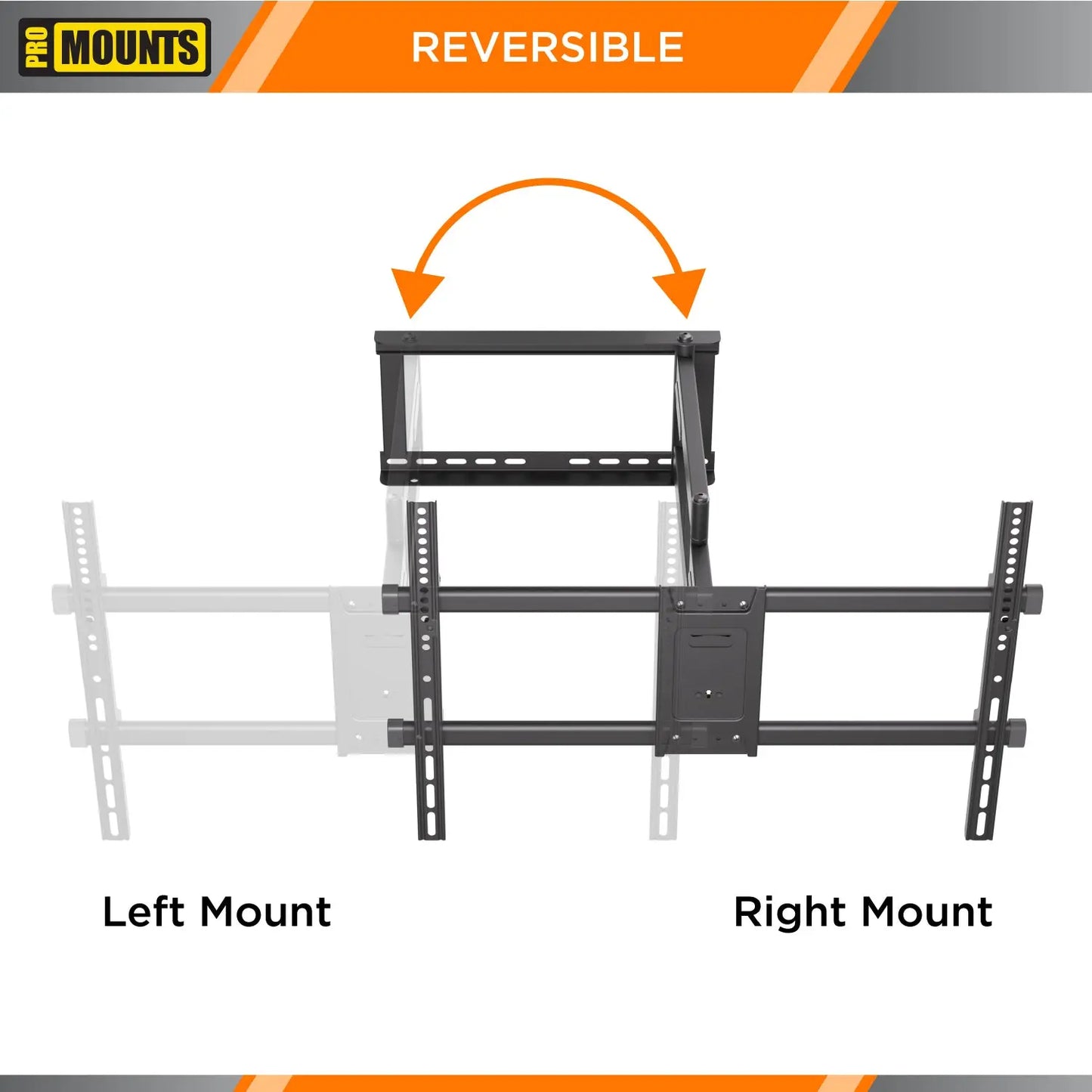 ProMounts Outdoor Articlating TV Mount with Extendable Arm for 32"-75" TVs Holds up to 132lbs - One Products