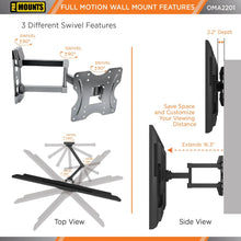 Load image into Gallery viewer, ProMounts Articulating/Full Motion TV Wall Mount for TVs 26&quot;-45&quot; Up to 77 lbs ProMounts Articulating Mount
