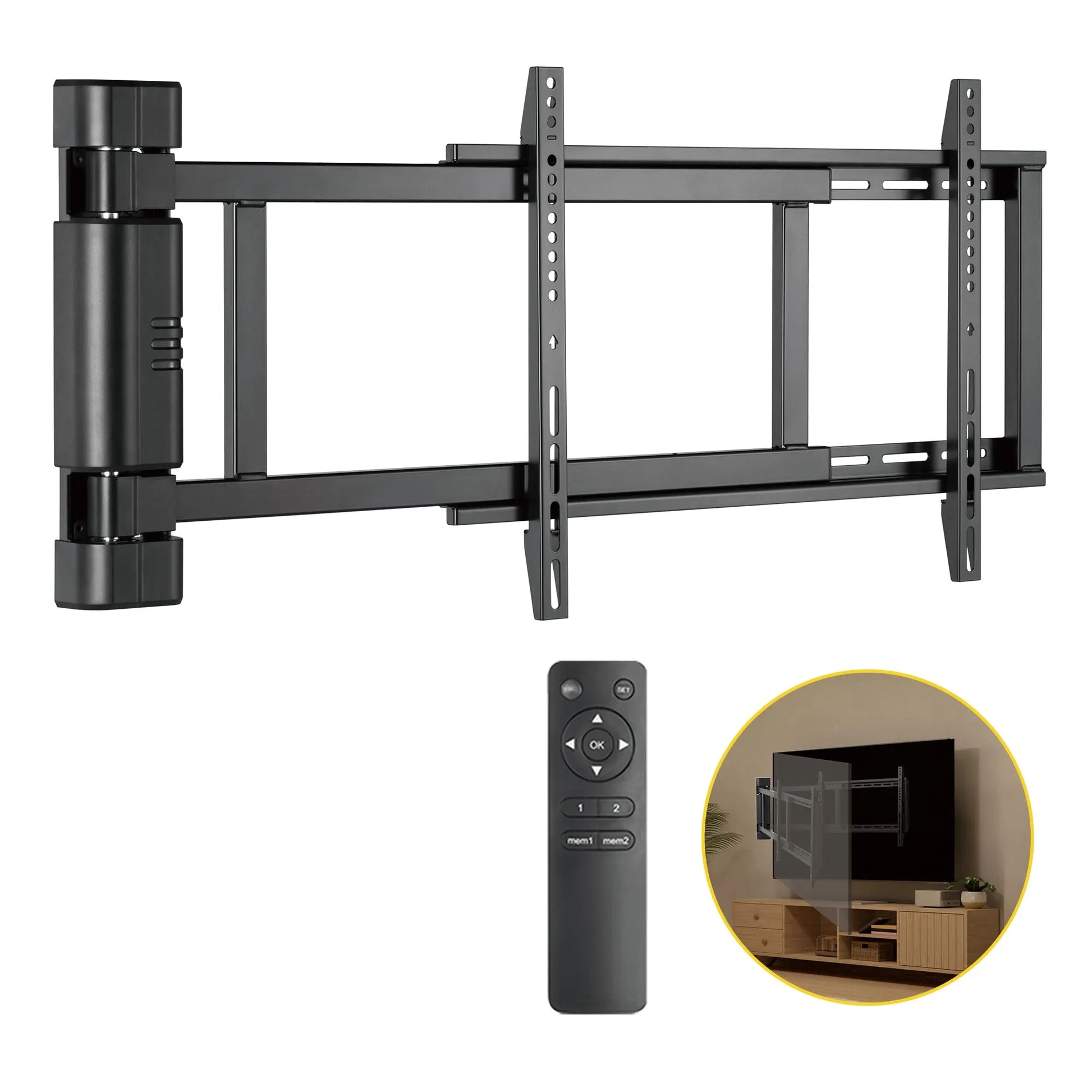 ProMounts Motorized Swing TV Wall Mount for TVs 32" - 75" Up to 110 lbs ProMounts