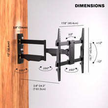 Load image into Gallery viewer, ProMounts Premium Articulating / Full-Motion TV Wall Mount for 32&quot; to 65&quot; TVs up to 80lbs Promounts Articulating Mount
