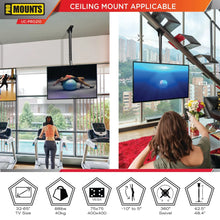 Load image into Gallery viewer, ProMounts Premium TV Ceiling Mount Fits Most 24-55 inch, Holds 110 lbs (UC-PRO210) ProMounts Ceiling Mount
