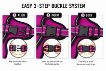 Load image into Gallery viewer, Promounts Reflective No-Pull Dog Harness with Front and Back Leash Clips, Adjustable Breathable Mesh Pet Vest | Medium
