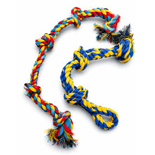 Load image into Gallery viewer, ProMounts 2-Pack Durable Cotton Rope Dog Toys Set for Tug of War &amp; Chewing, Interactive Knot Rope Toys for Small, Medium &amp; Large Dogs
