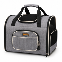 Load image into Gallery viewer, ProMounts Soft-Sided Pet Carrier Backpack for Cats &amp; Small Dogs, Airline-Friendly Foldable Travel Carrier with Mesh Ventilation, Safety Leash &amp; Storage Pocket
