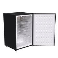 Load image into Gallery viewer, SnowLion Premium 122L Solid Door 4.3 Cu.ft. Freestanding Under-Counter Mini Fridge in Black (OSFS020-BXL) SnowLion Solid Door Extra Large
