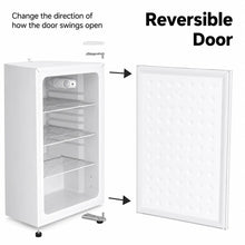 Load image into Gallery viewer, SnowLion Premium 122L Solid Door Mini Fridge 4.3 Cu.ft. Freestanding Under-Counter Mini Fridge in White (OSFS021-WXL)
