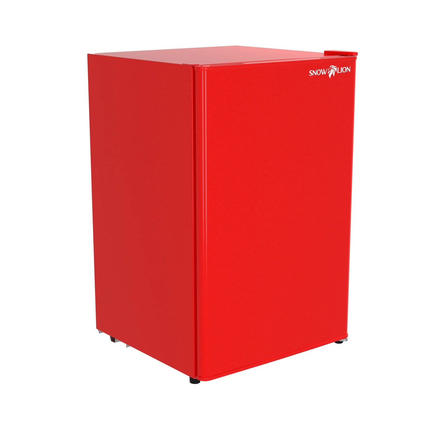 SnowLion Premium 122L Solid Door Mini Fridge 4.3 Cu.ft. Freestanding Under-Counter Mini Refrigerator in Red SnowLion Solid Door Extra Large